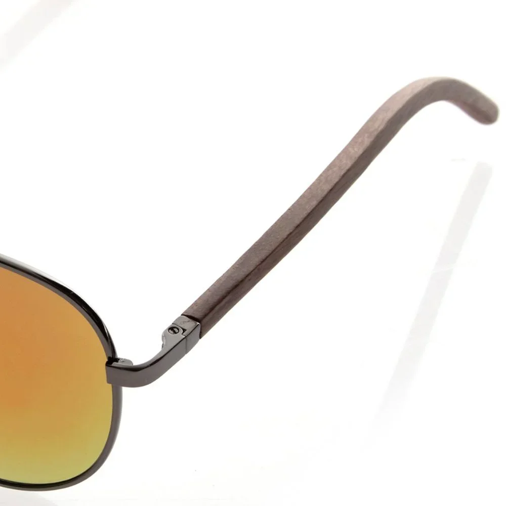 Yellow And Orange Frame Sunglasses
